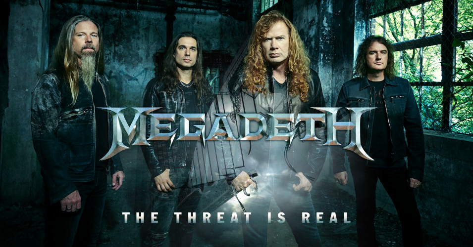 Megadeth: Turnê pelo Brasil marca a estreia do brasileiro Kiko Loureiro (ex-Angra) como guitarrista.