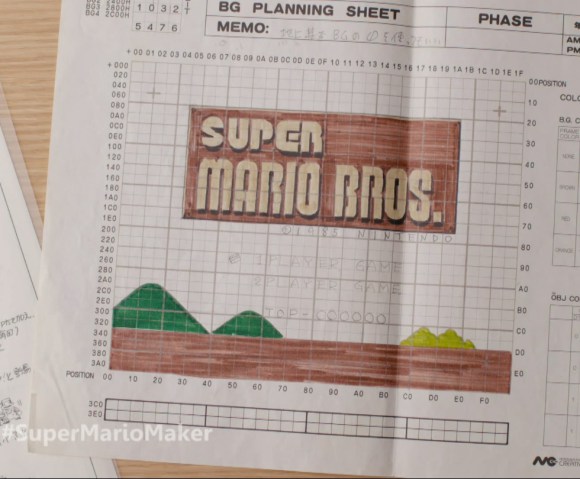 Você sabia que as fases de Super Mario foram criadas à mão?