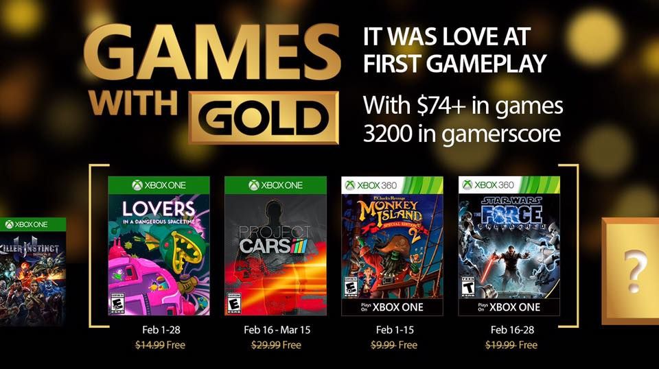 Jogos gratuitos para os assinantes da Xbox Live Gold em fevereiro