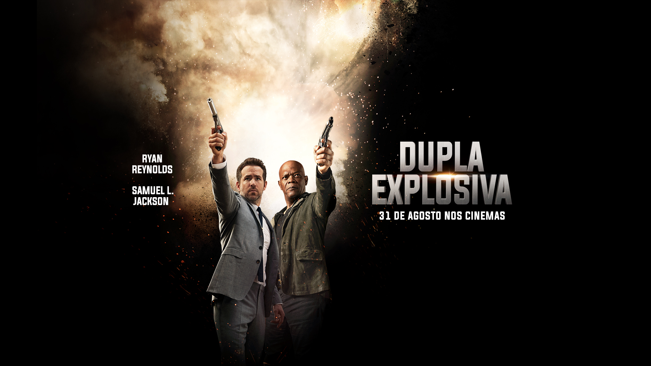 Dupla Explosiva: Com Ryan Reynolds e Samuel L. Jackson estreia dia 31 de agosto