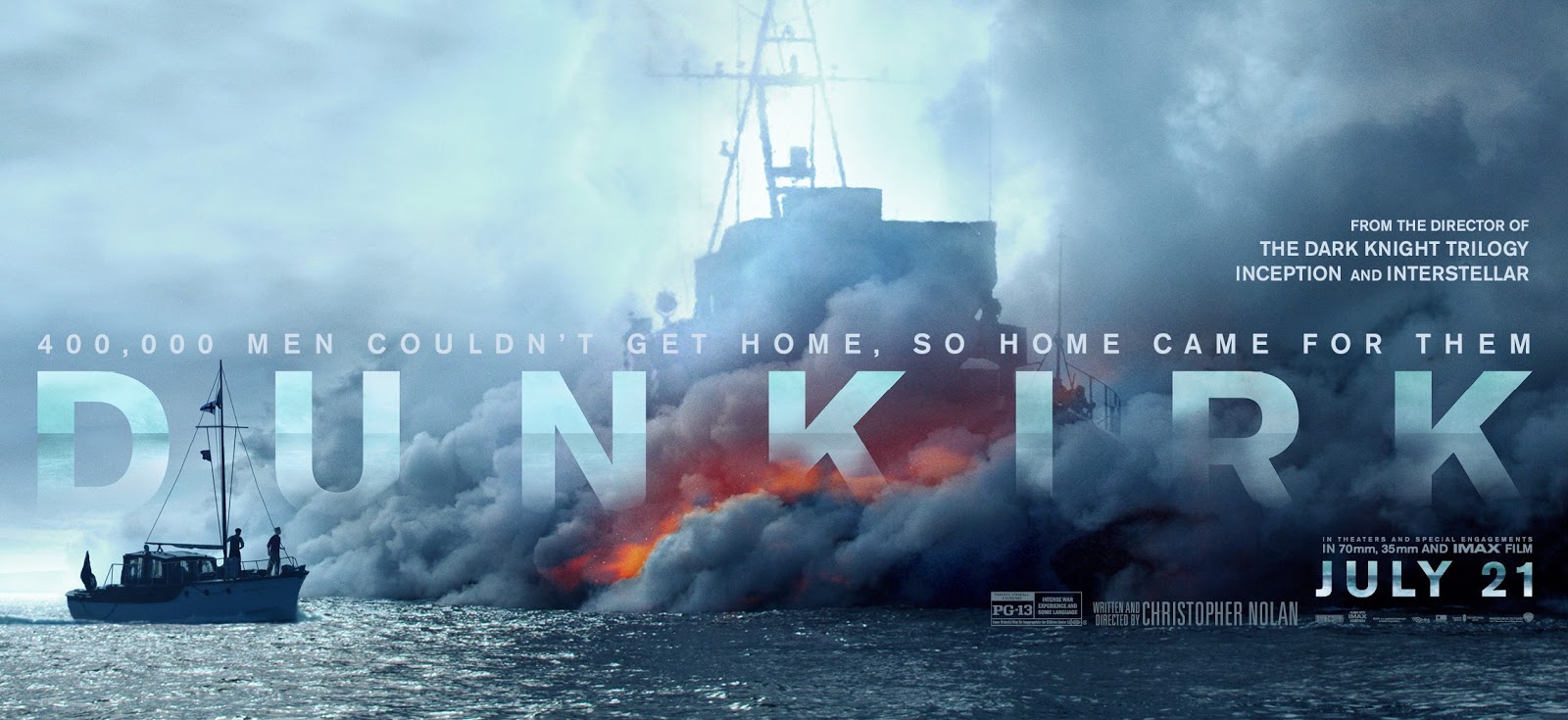 A volta triunfal de Dunkirk aos cinemas. Não percam!