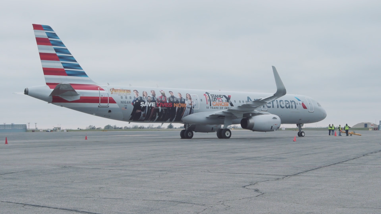American Airlines se inspira em “Vingadores – Guerra Infinita”