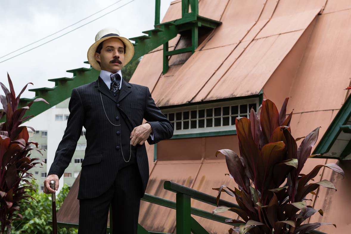 HBO divulga primeiras imagens do protagonista de ‘Santos Dumont: Mais leve que o ar’