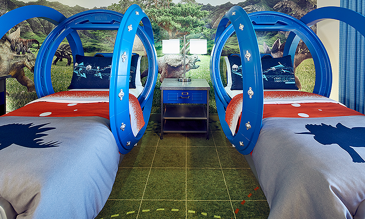 Universal Orlando Resort: Conheça as novas suítes infantis do Jurassic World no Loews Royal Pacific Resort