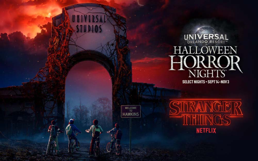 Universal Studios: Elenco de “Stranger Things” fica cara a cara com o Demogorgon