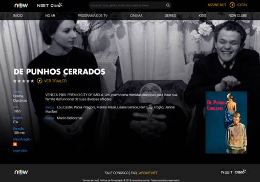 “De Punhos Cerrados”, de Marco Bellocchio, chega ao Net NOW!