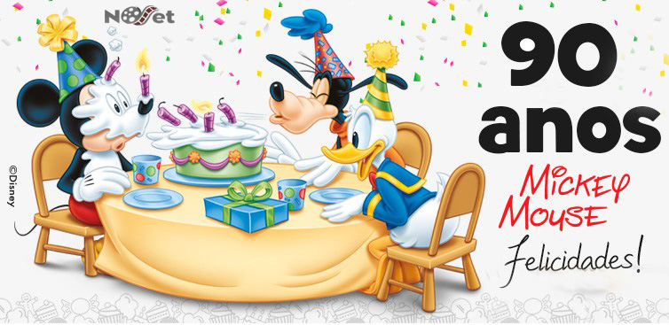 Panini comemora 90 anos do Mickey com um lindo álbum histórico.
