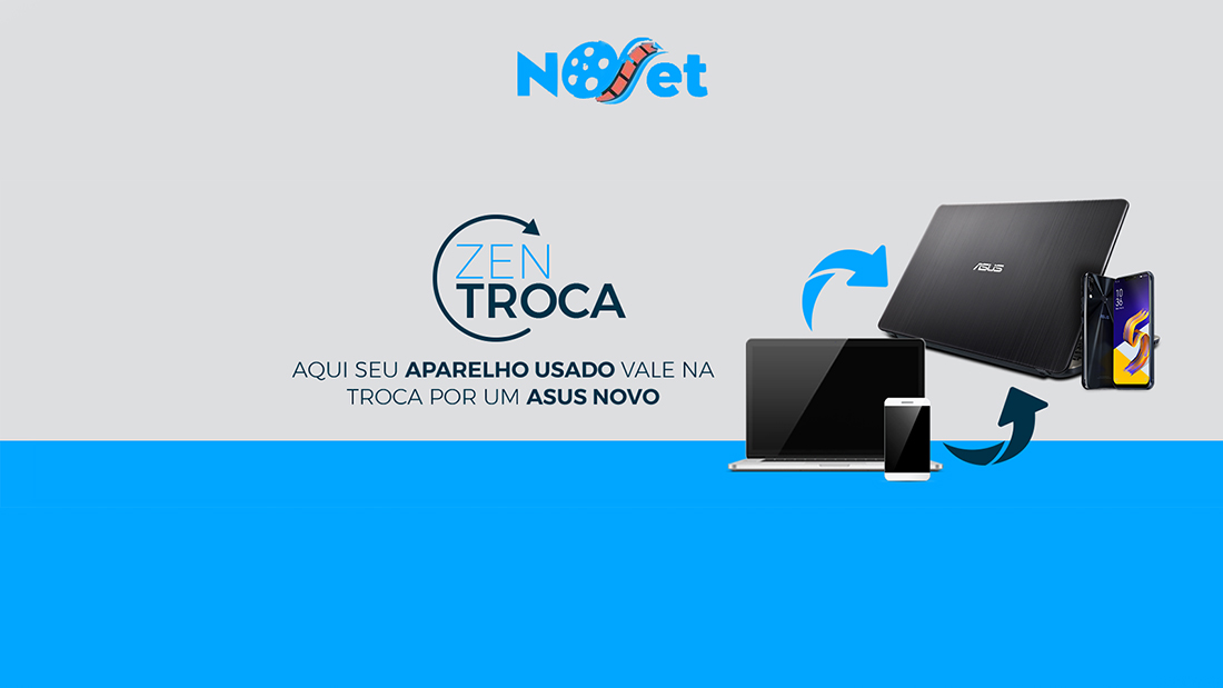 Agora na Zentroca, a Asus permite utilizar notebooks usados para a compra de novos produtos.