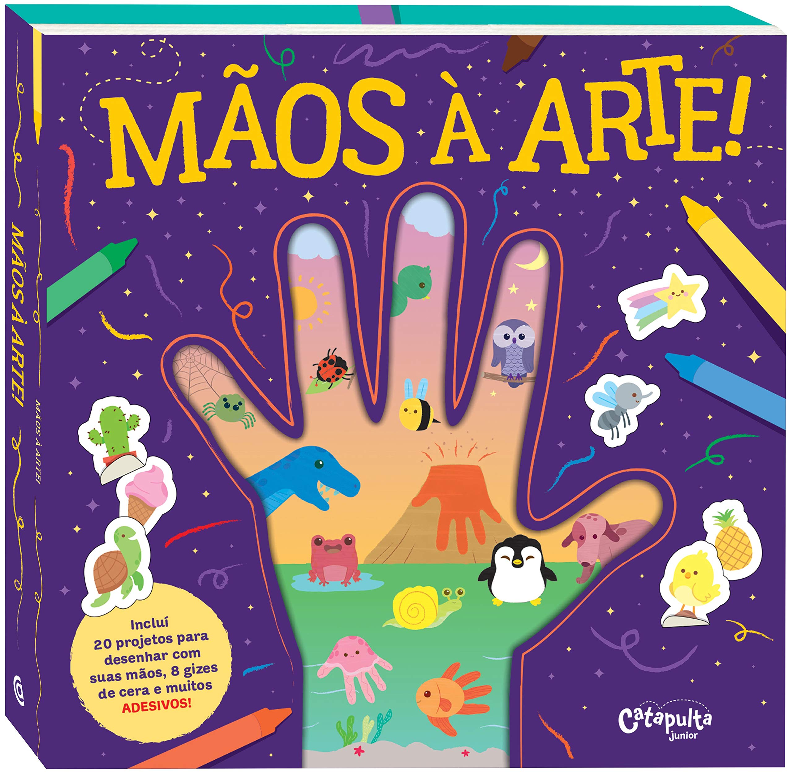 Catapulta lança três novos livros infantis para brincar com arte