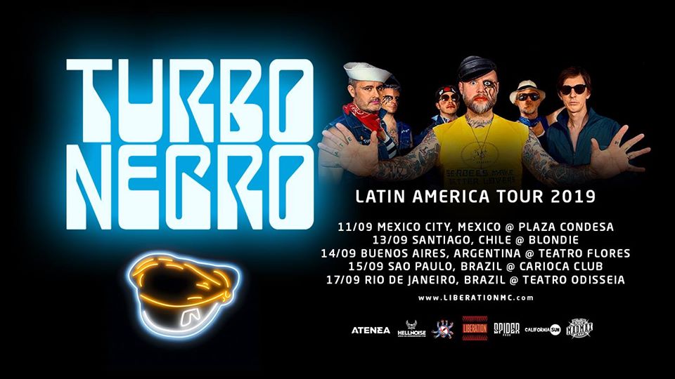 Turbonegro se prepara no Download Festival Madrid para turnê no Brasil