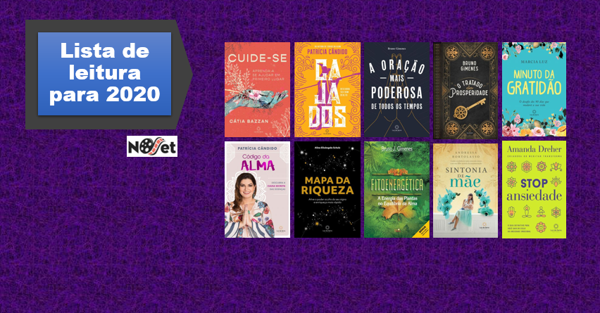 Lista de leitura para 2020 da editora Luz da Serra