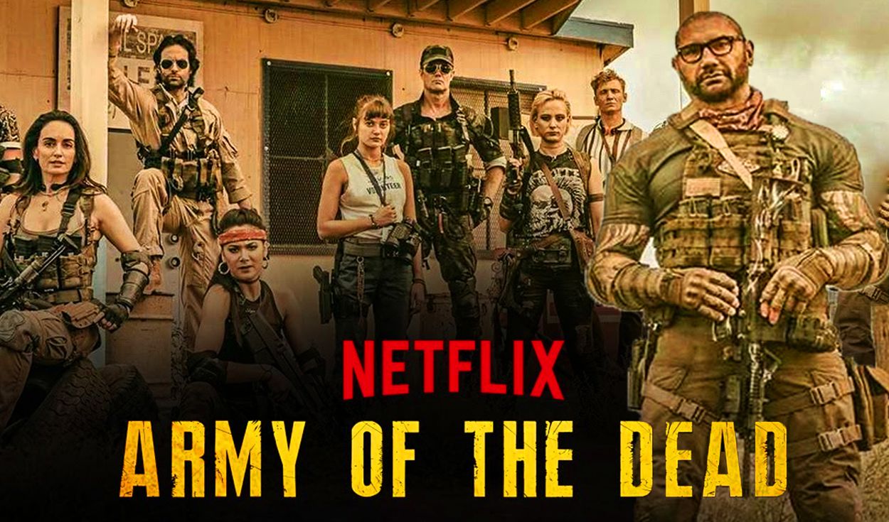 Army Of The Dead: Invasão em Las Vegas, dirigido por Zack Snyder e estrelando Dave Bautista