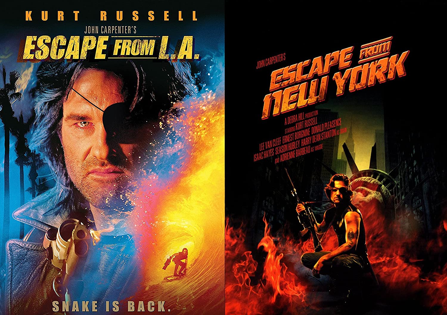 Fuga de Nova York e Los Angeles de John Carpenter (1981 – 1996)