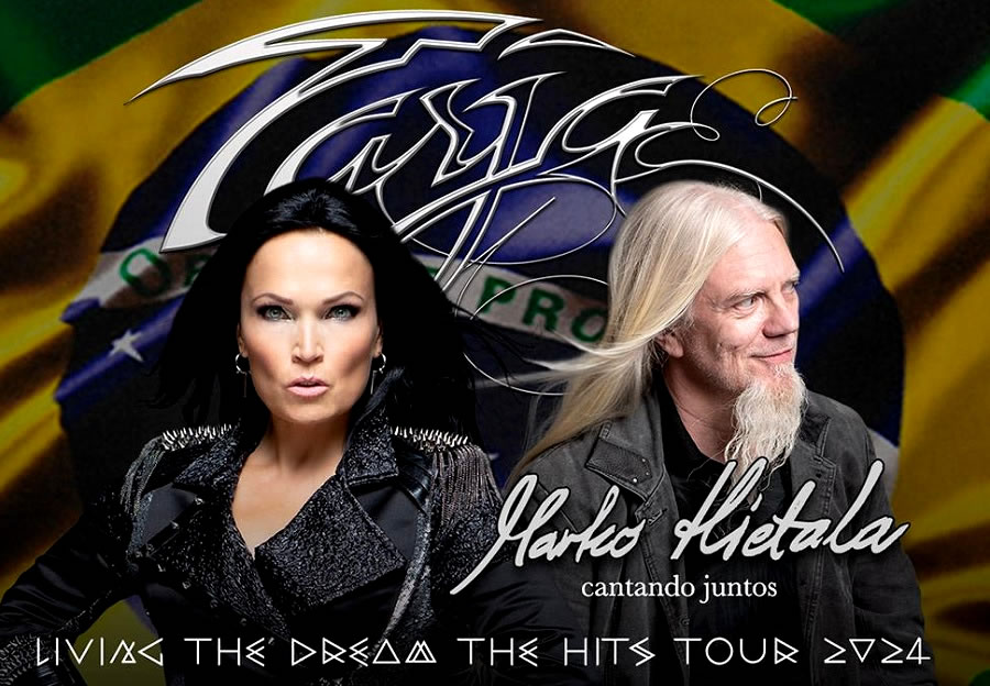 Tarja Turunen anuncia turnê completa no Brasil com participação especial de Marko Hietala