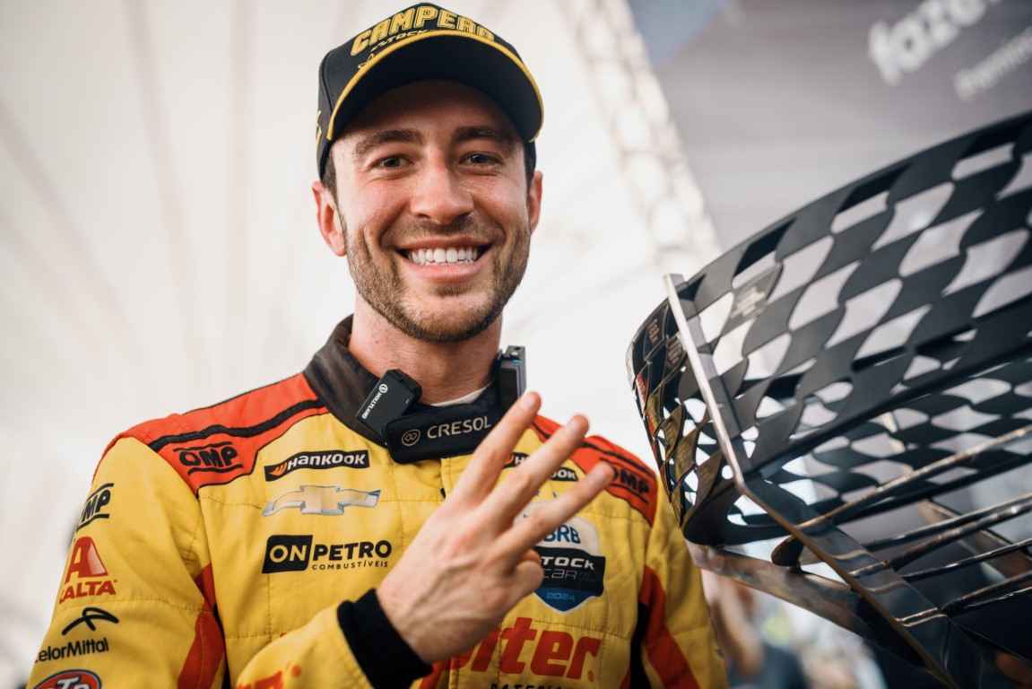 Gabriel Casagrande conquista o tricampeonato da Stock Car em 2024