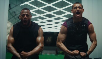 (from left) Isaiah White (Marlon Wayans) and Cameron Cade (Tyriq Withers) in HIM, directed by Justin Tipping.